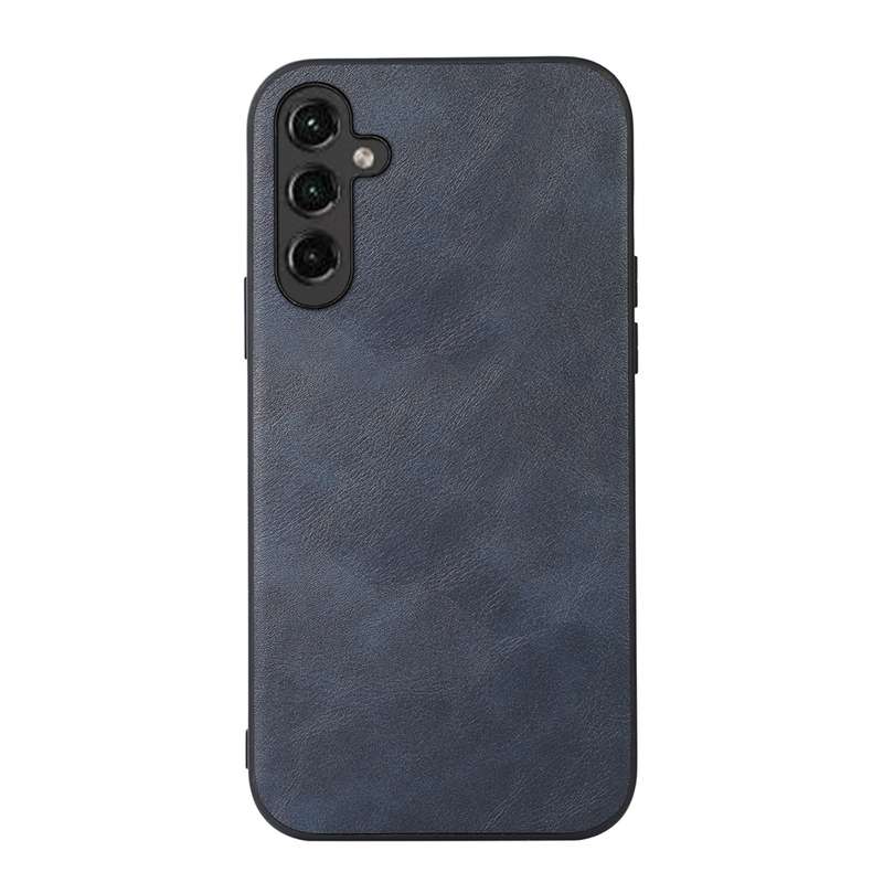 For Samsung Galaxy A24 4G Cowhide Texture PU Phone Case(Black)