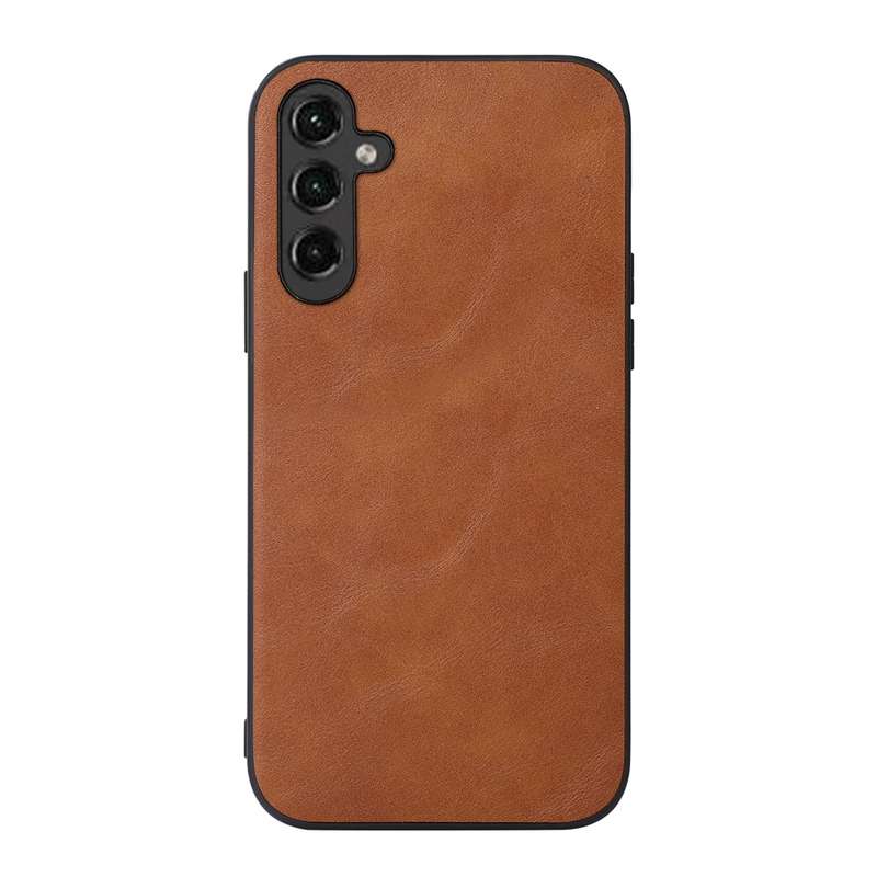 For Samsung Galaxy A24 4G Cowhide Texture PU Phone Case(Black)
