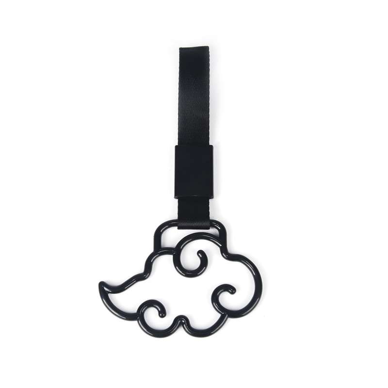 Car Rear Bumper Warning Hanging Ring Car Hand Pull Ring(Black)