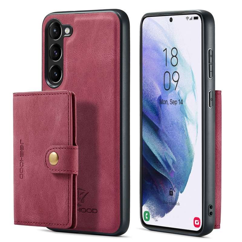 For Samsung Galaxy A54 5G / A54 4G JEEHOOD Retro Magnetic Detachable Protective Phone Case with Wall