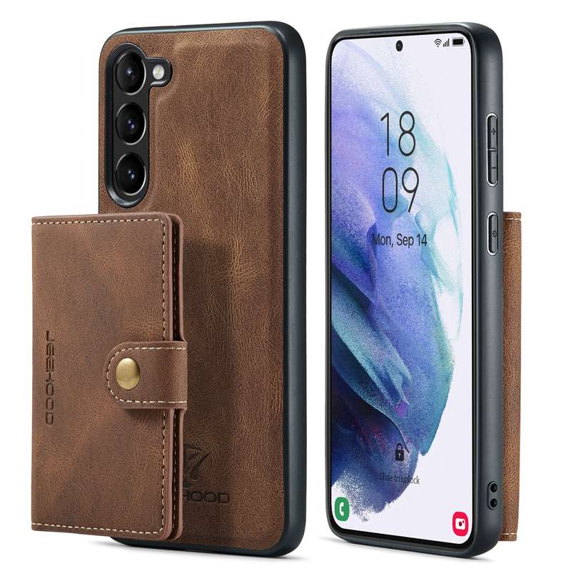 For Samsung Galaxy A54 5G / A54 4G JEEHOOD Retro Magnetic Detachable Protective Phone Case with Wall