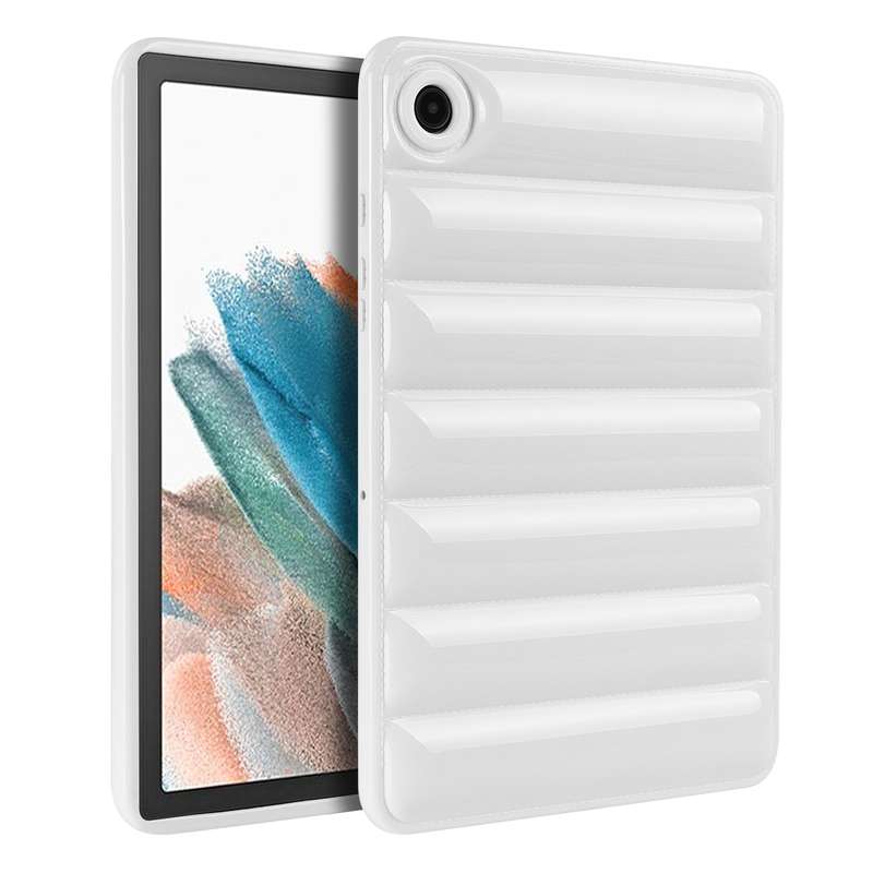 For Samsung Galaxy Tab A8 10.5 / X205 / X200 Eiderdown Cushion Shockproof Tablet Case(Green)