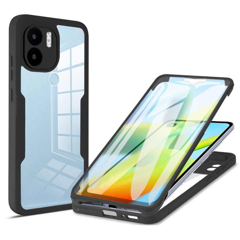 For Xiaomi Redmi A1 Acrylic + TPU 360 Degrees Full Coverage Phone Case(Purple)