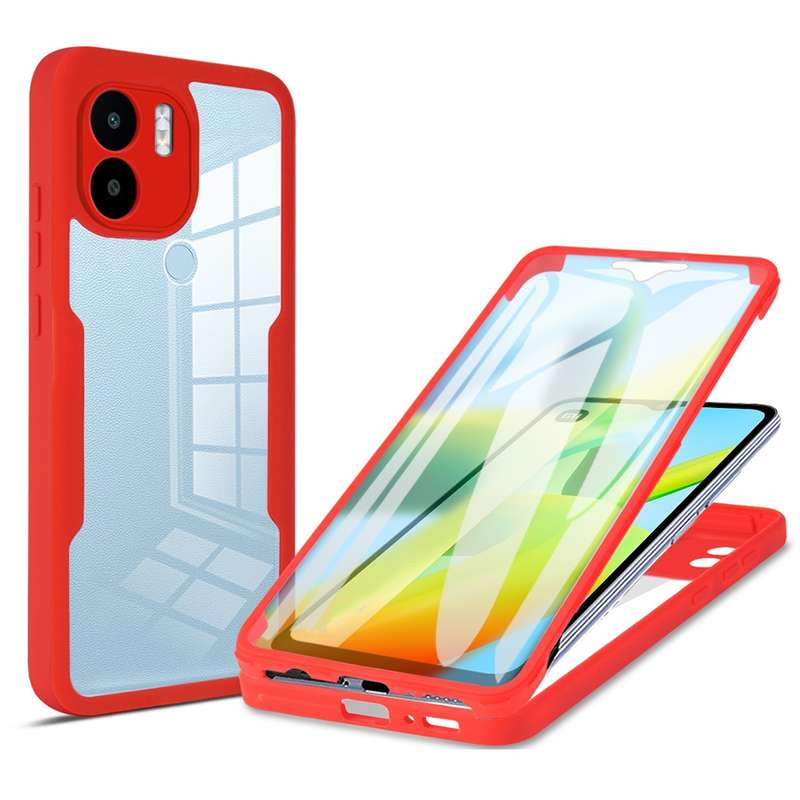 For Xiaomi Redmi A1 Acrylic + TPU 360 Degrees Full Coverage Phone Case(Purple)