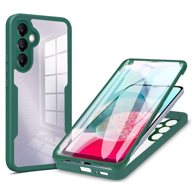For Samsung Galaxy A34 5G Acrylic + TPU 360 Degrees Full Coverage Phone Case(Blue)