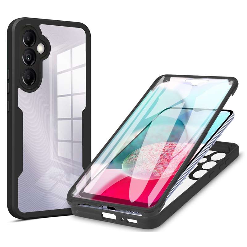 For Samsung Galaxy A34 5G Acrylic + TPU 360 Degrees Full Coverage Phone Case(Blue)