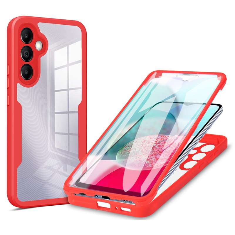 For Samsung Galaxy A34 5G Acrylic + TPU 360 Degrees Full Coverage Phone Case(Blue)