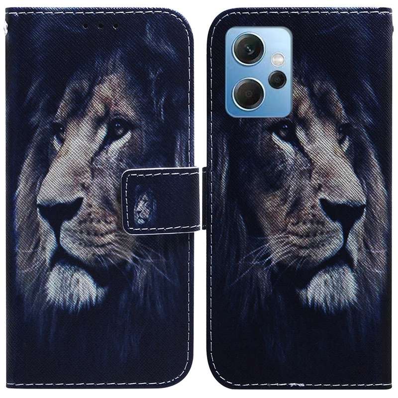 For Xiaomi Redmi Note 12 4G Global Coloured Drawing Flip Leather Phone Case(Magnolia)