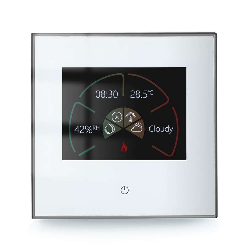 BHT-2002GALM 220V Smart Home Heating Thermostat Water Heating WiFi Thermostat(Black)