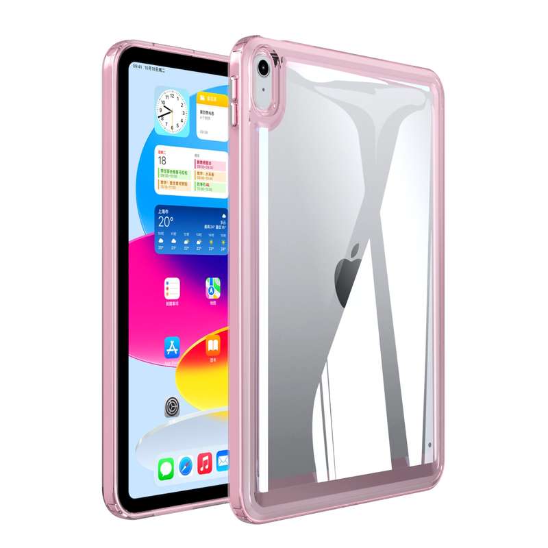 For iPad 2025 / 2022 Transparent Acrylic Tablet Case(Black)