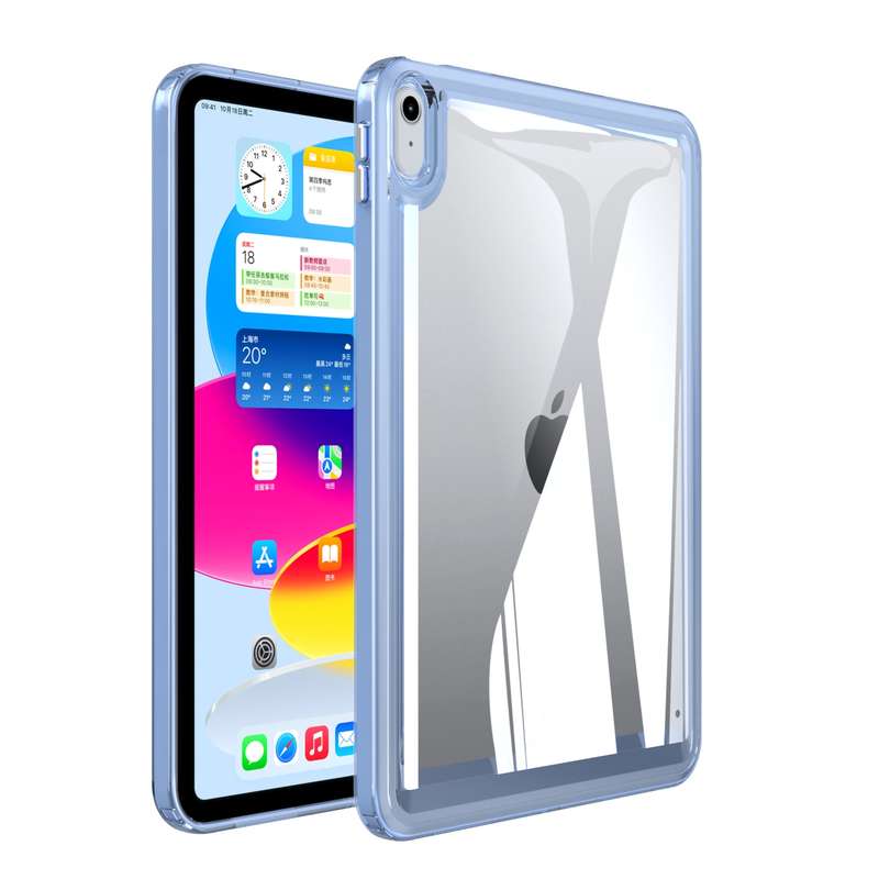 For iPad 2025 / 2022 Transparent Acrylic Tablet Case(Black)