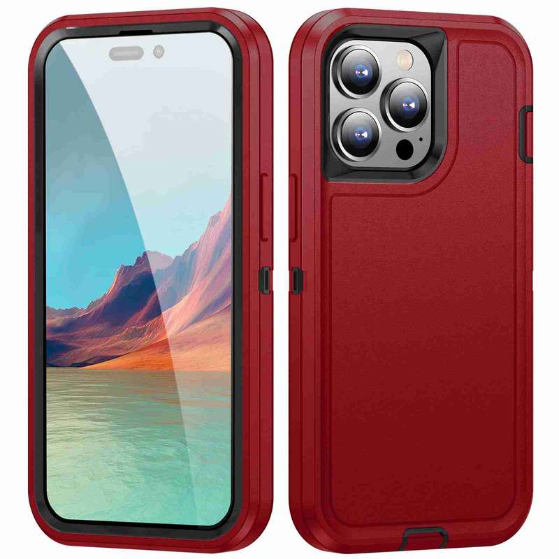 For iPhone 14 Pro Max Life Waterproof Rugged Phone Case(Black)