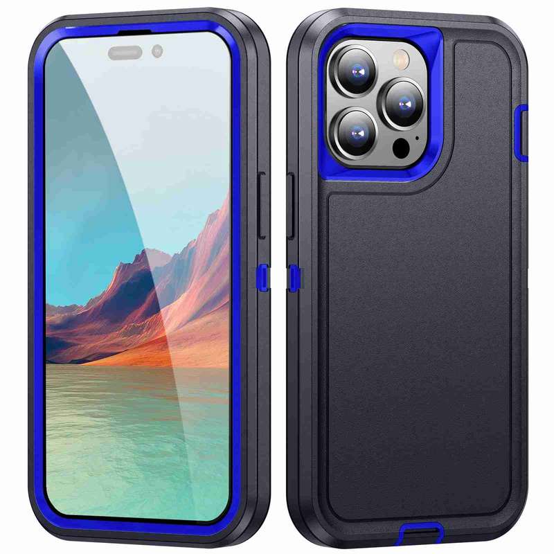 For iPhone 14 Pro Max Life Waterproof Rugged Phone Case(Black)