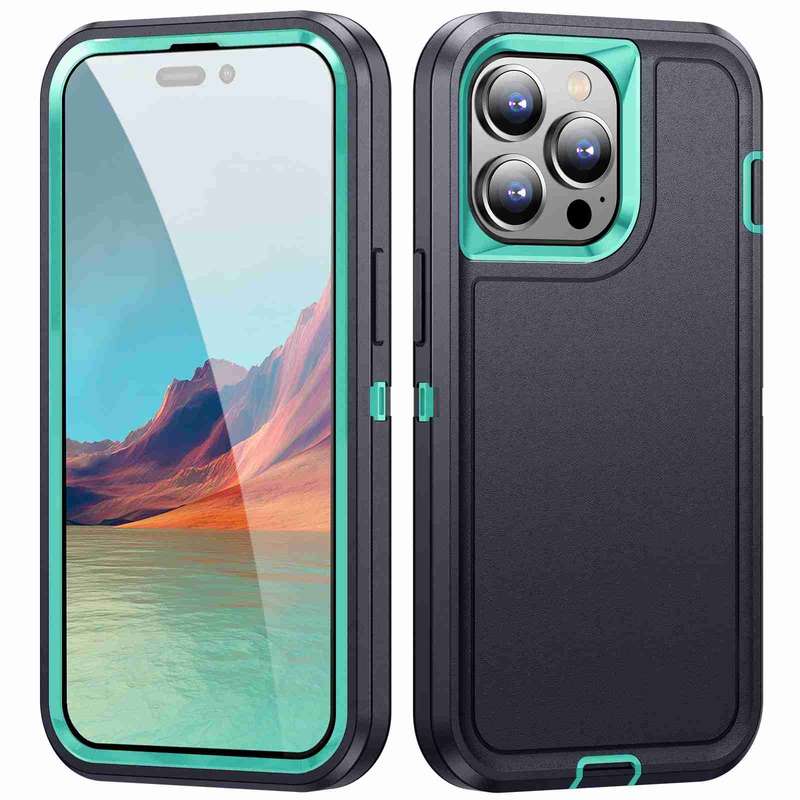 For iPhone 14 Pro Max Life Waterproof Rugged Phone Case(Black)