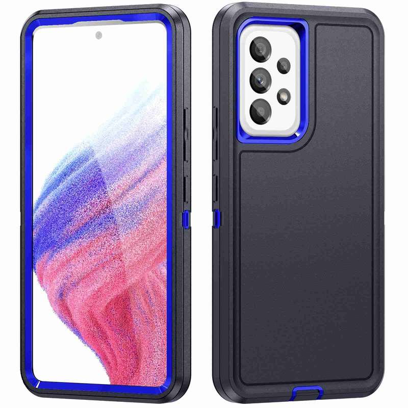 For Samsung Galaxy A13 Life Waterproof Rugged Phone Case(Purple + Pink)