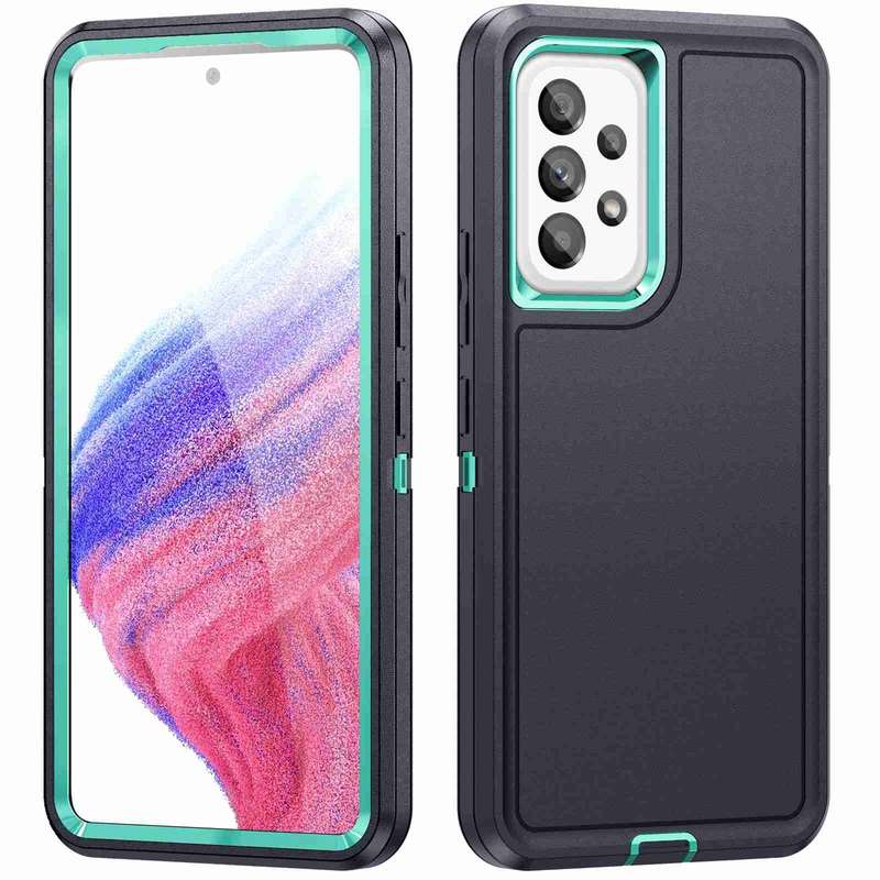 For Samsung Galaxy A13 Life Waterproof Rugged Phone Case(Purple + Pink)