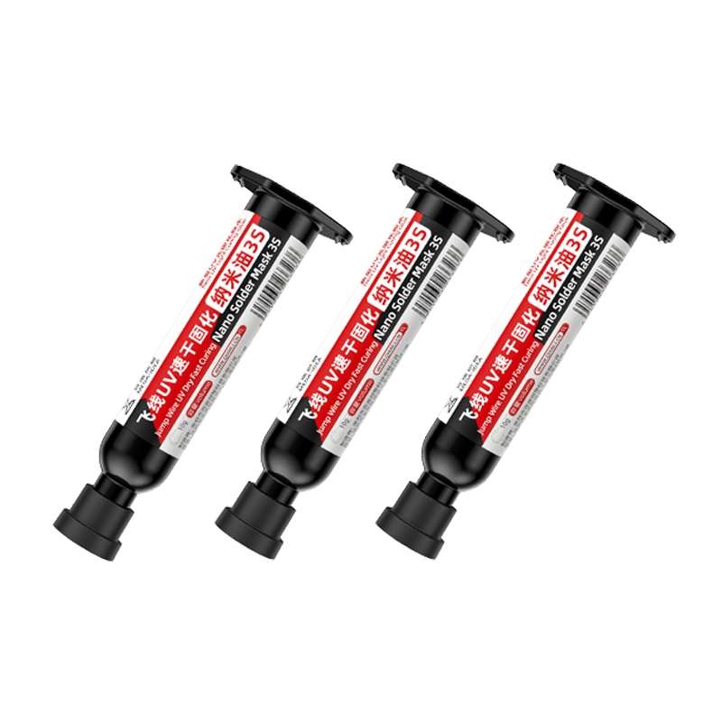 3pcs Qianli MEGA-IDEA Nano Solder Mask 3S Jump Wire UV Dry Fast Curing Glue