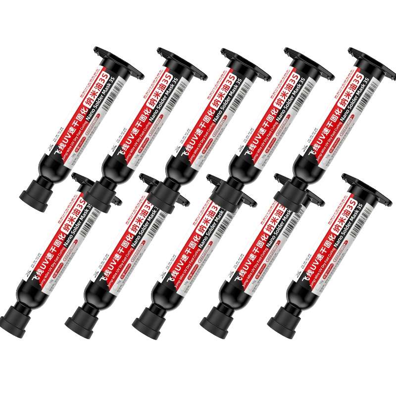 10pcs Qianli MEGA-IDEA Nano Solder Mask 3S Jump Wire UV Dry Fast Curing Glue