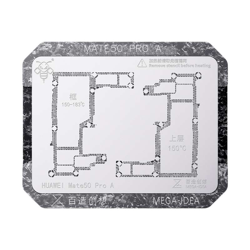 For Huawei Mate 50 Pro A Qianli Mega-idea Multi-functional Middle Frame Positioning BGA Reballing Pl