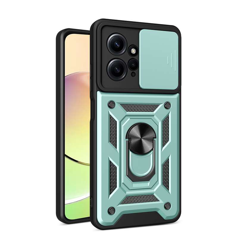 For Xiaomi Redmi Note 12 4G Global Sliding Camera Cover Design Phone Case(Black)