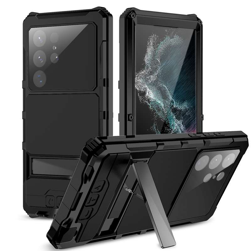 For Samsung Galaxy S22 Ultra 5G R-JUST RJ-56 3rd Gen Life Waterproof Dustproof Shockproof Phone Case