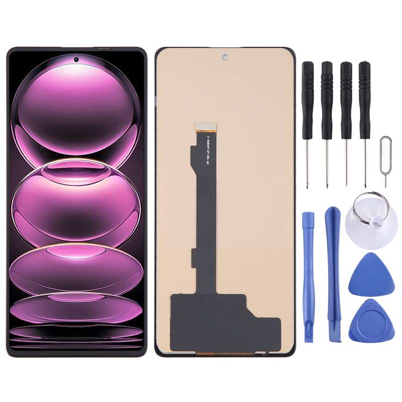 TFT LCD Screen For Xiaomi Redmi Note 12 Pro+ with Digitizer Full Assembly, Not Supporting Fingerprin