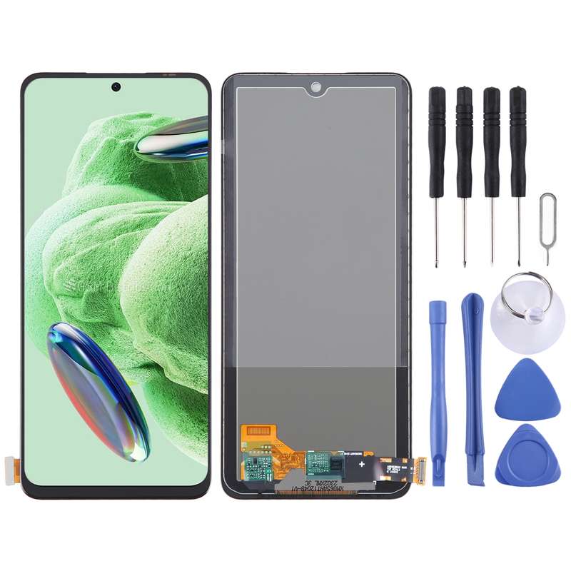 TFT LCD Screen For Xiaomi Redmi Note 12 5G with Digitizer Full Assembly, Not Supporting Fingerprint