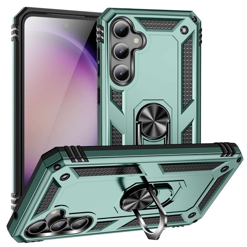 For Samsung Galaxy S23 FE 5G Shockproof TPU + PC Phone Case(Black)