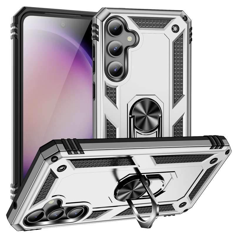 For Samsung Galaxy S23 FE 5G Shockproof TPU + PC Phone Case(Black)