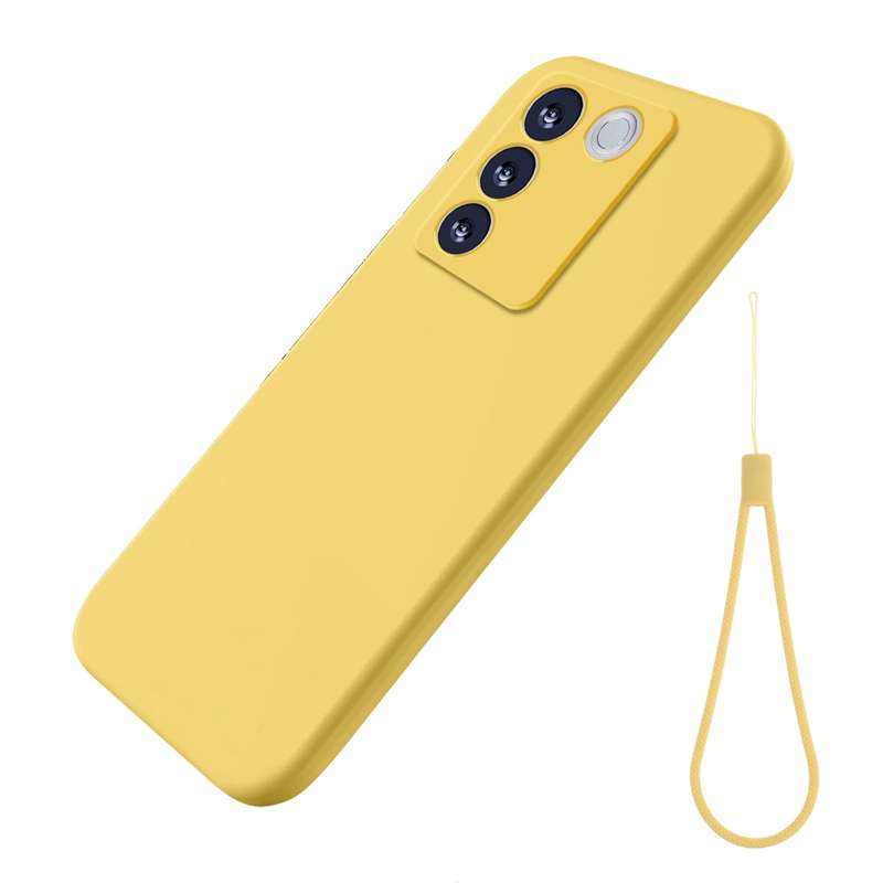 For vivo V27e / S16e Pure Color Liquid Silicone Shockproof Phone Case(Green)