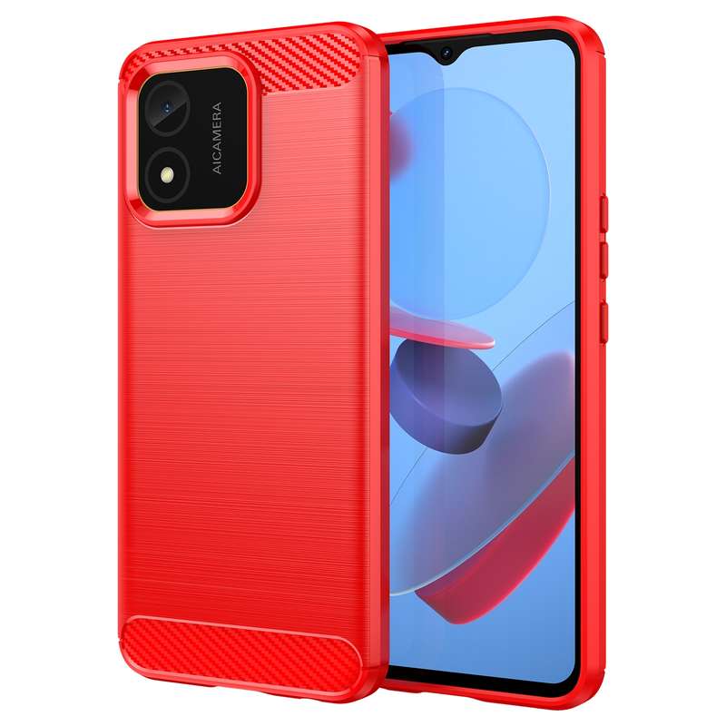 For Honor X5 4G Carbon Fiber Brushed Texture TPU Phone Case(Black)