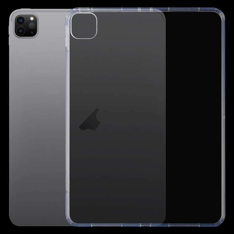 Clear Acrylic Shockproof TPU Tablet Case For iPad Pro 12.9 2022 / 2021 / 2020(Transparent)
