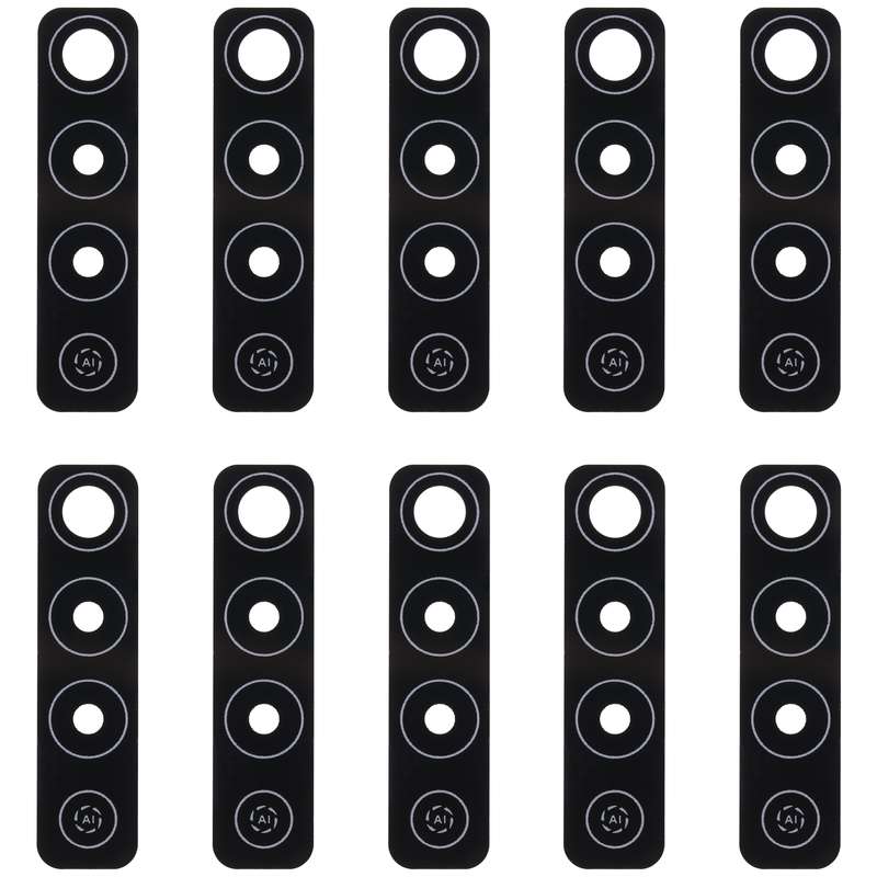 For Tecno Camon 17 CG6 10pcs Back Camera Lens