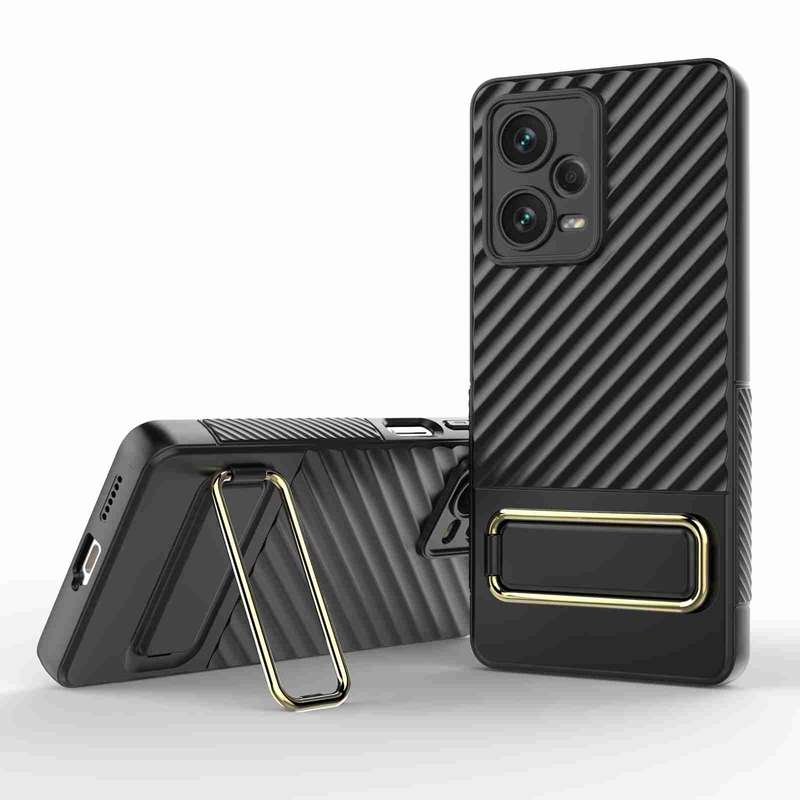 For Xiaomi Redmi Note 12 Pro+ 5G Global Wavy Textured Phone Case (Green)