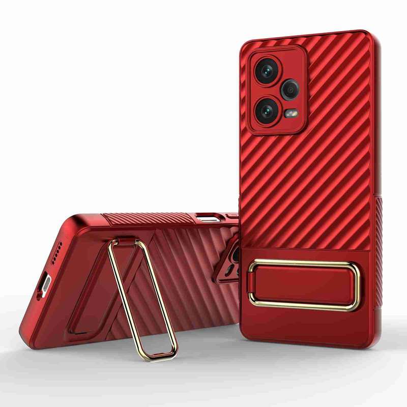 For Xiaomi Redmi Note 12 Pro+ 5G Global Wavy Textured Phone Case (Green)