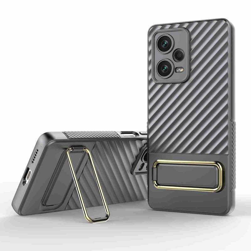 For Xiaomi Redmi Note 12 Pro+ 5G Global Wavy Textured Phone Case (Green)