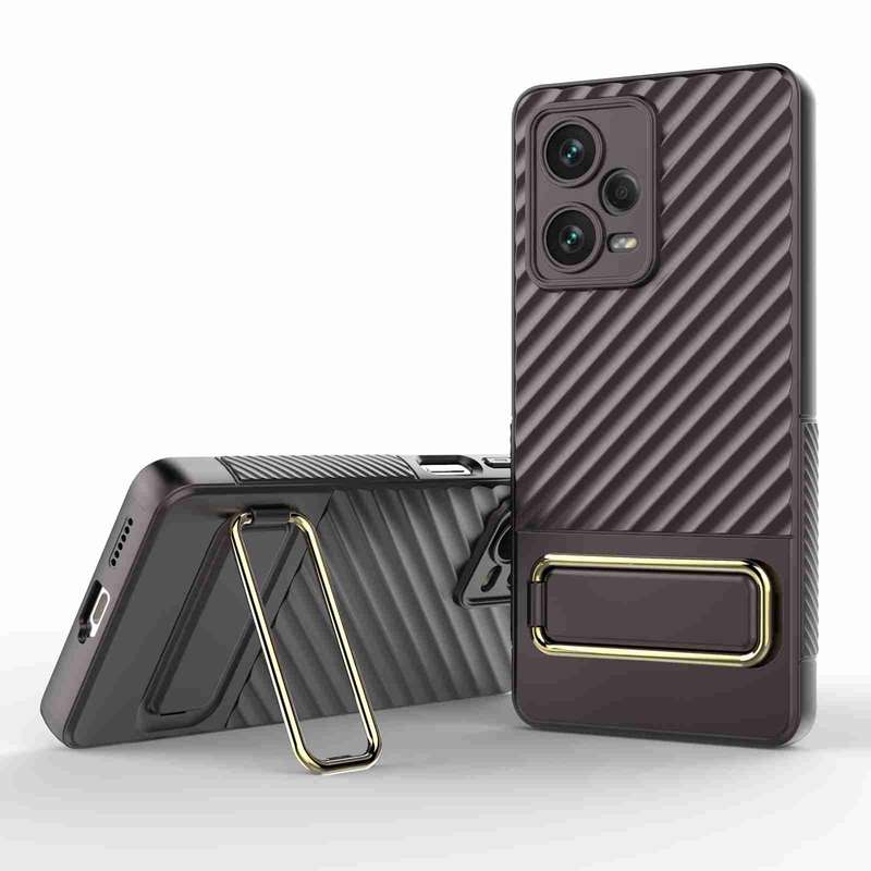 For Xiaomi Redmi Note 12 Pro+ 5G Global Wavy Textured Phone Case (Green)