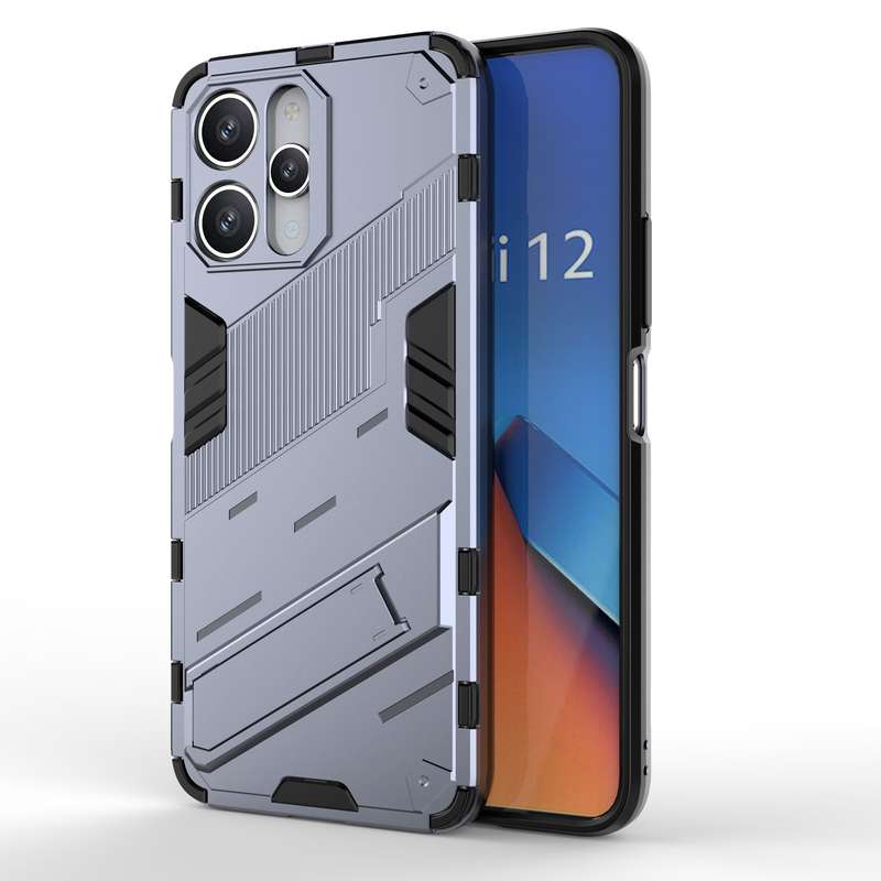 For Xiaomi Redmi 12 4G Punk Armor 2 in 1 PC + TPU Phone Case(Black)