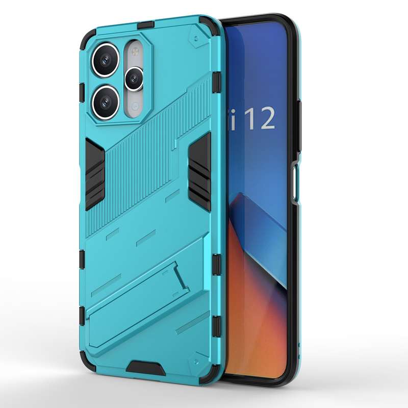 For Xiaomi Redmi 12 4G Punk Armor 2 in 1 PC + TPU Phone Case(Black)
