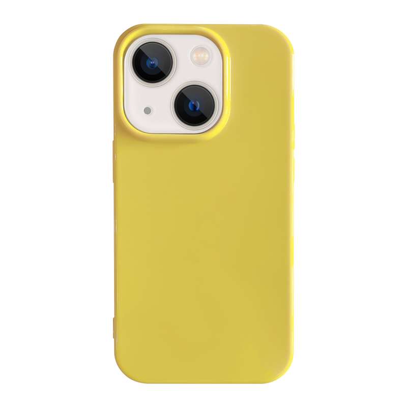 For iPhone 13 Shockproof Solid Color TPU Phone Case(White)