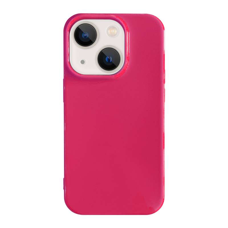 For iPhone 13 Shockproof Solid Color TPU Phone Case(White)