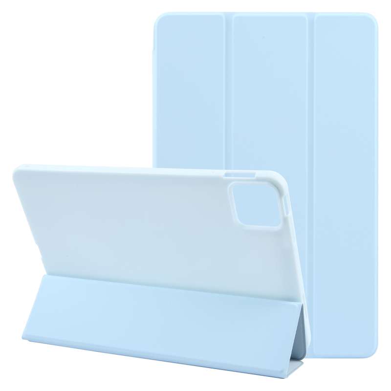 For Xiaomi Pad 6 / Pad 6 Pro Three-fold Holder Flip Tablet Leather Case(Black)