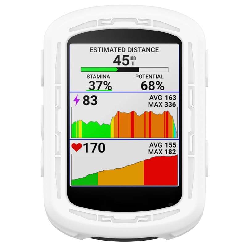 For Garmin Edge 840 / Edge 540 Stopwatch Armor Silicone Protective Case(Midnight Blue)