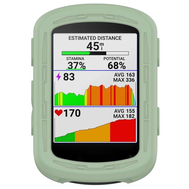 For Garmin Edge 840 / Edge 540 Stopwatch Armor Silicone Protective Case(Midnight Blue)