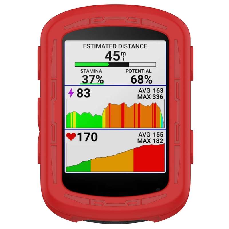 For Garmin Edge 840 / Edge 540 Stopwatch Armor Silicone Protective Case(Midnight Blue)