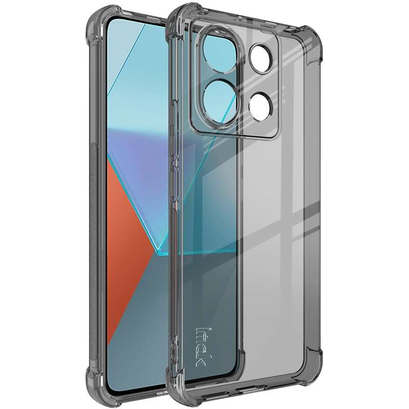 For Xiaomi Redmi Note 13 Pro 5G imak Shockproof Airbag TPU Phone Case(Transparent Black)