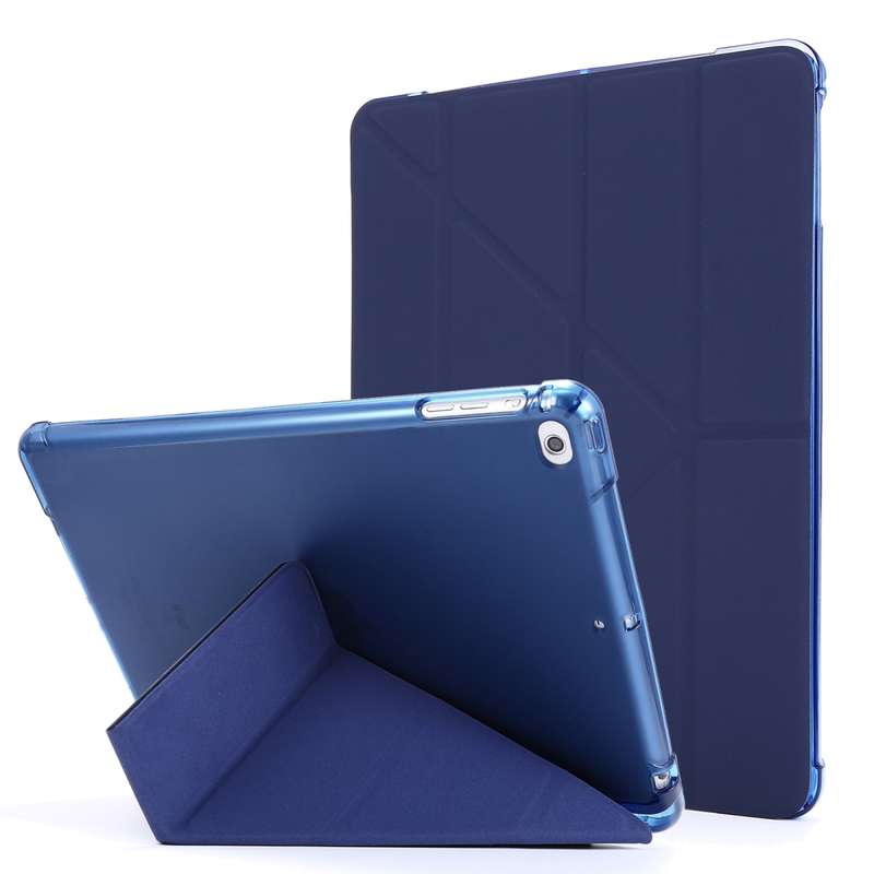For iPad 9.7 (2018) & (2017) Airbag Deformation Horizontal Flip Leather Case with Holder & Pen Holde