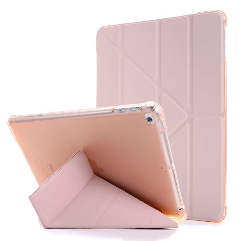 For iPad 9.7 (2018) & (2017) Airbag Deformation Horizontal Flip Leather Case with Holder & Pen Holde