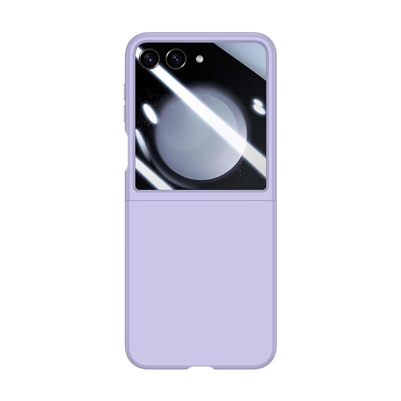 For Samsung Galaxy Z Flip5 Integrated PC Skin Feel Shockproof Phone Case(Mint Green)