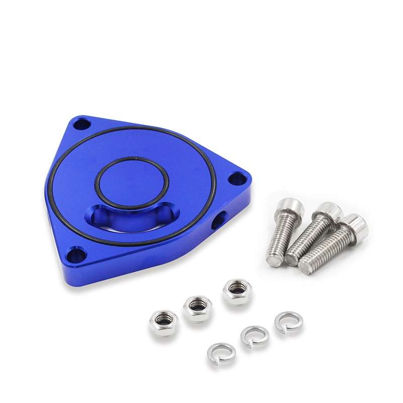 For Honda Civic 2015-2021 Car Turbo Blow Off Valve Plate Spacer BOV 1.5T Coupe Billet(Blue)